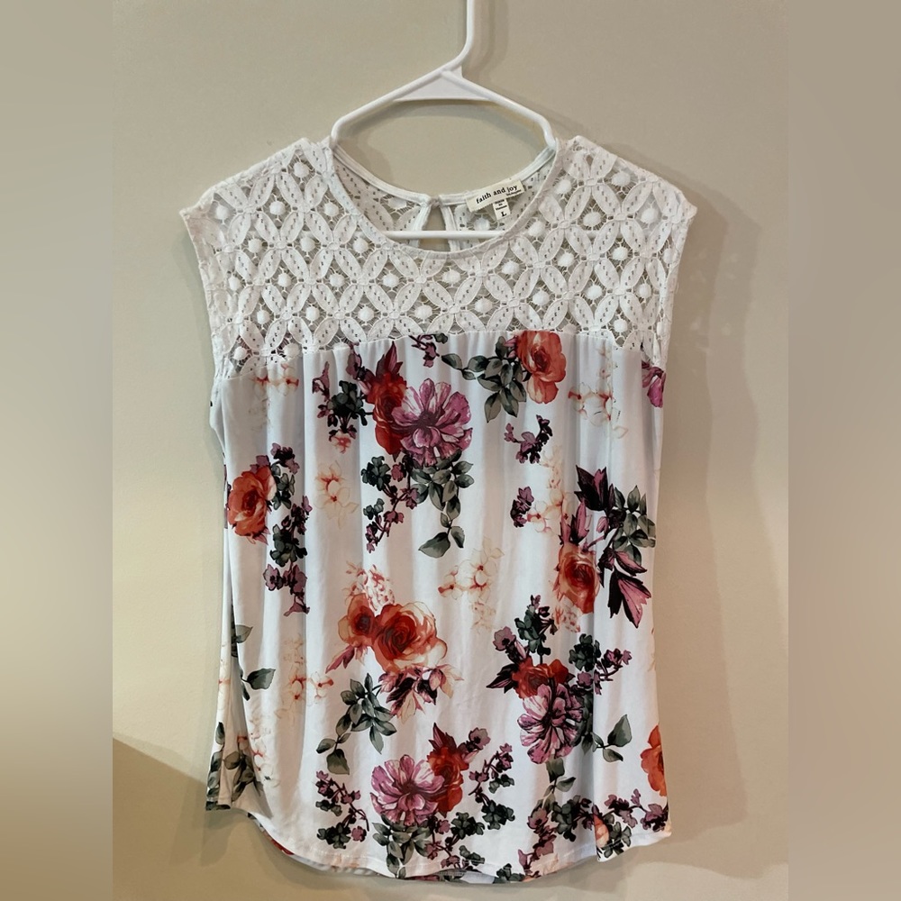 Faith and Joy tank sz Large
